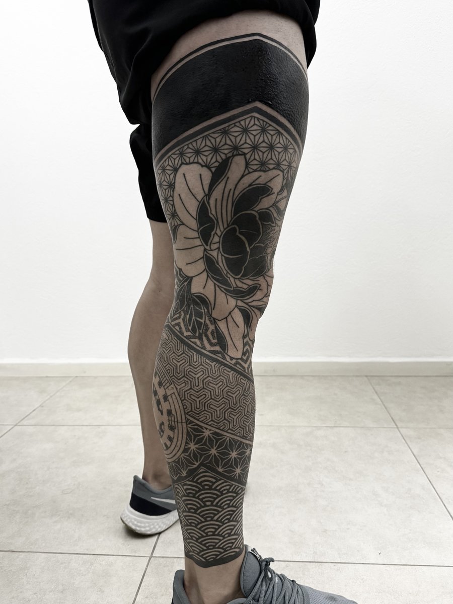 Tatuaje de Richard Scobar - Pierna